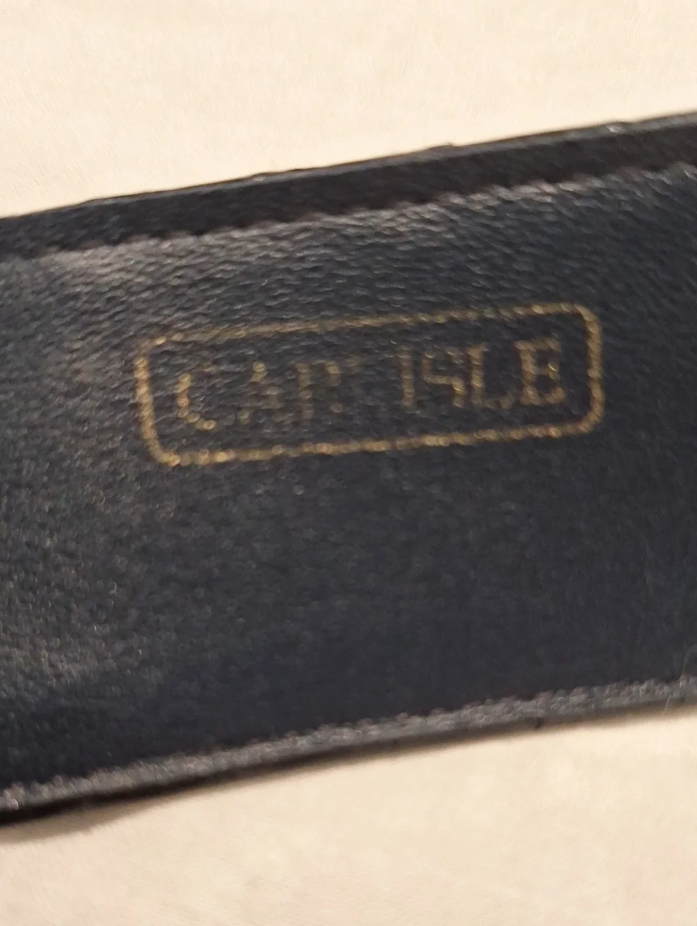 Carlisle Snakeskin Belt With Brass Buckle
